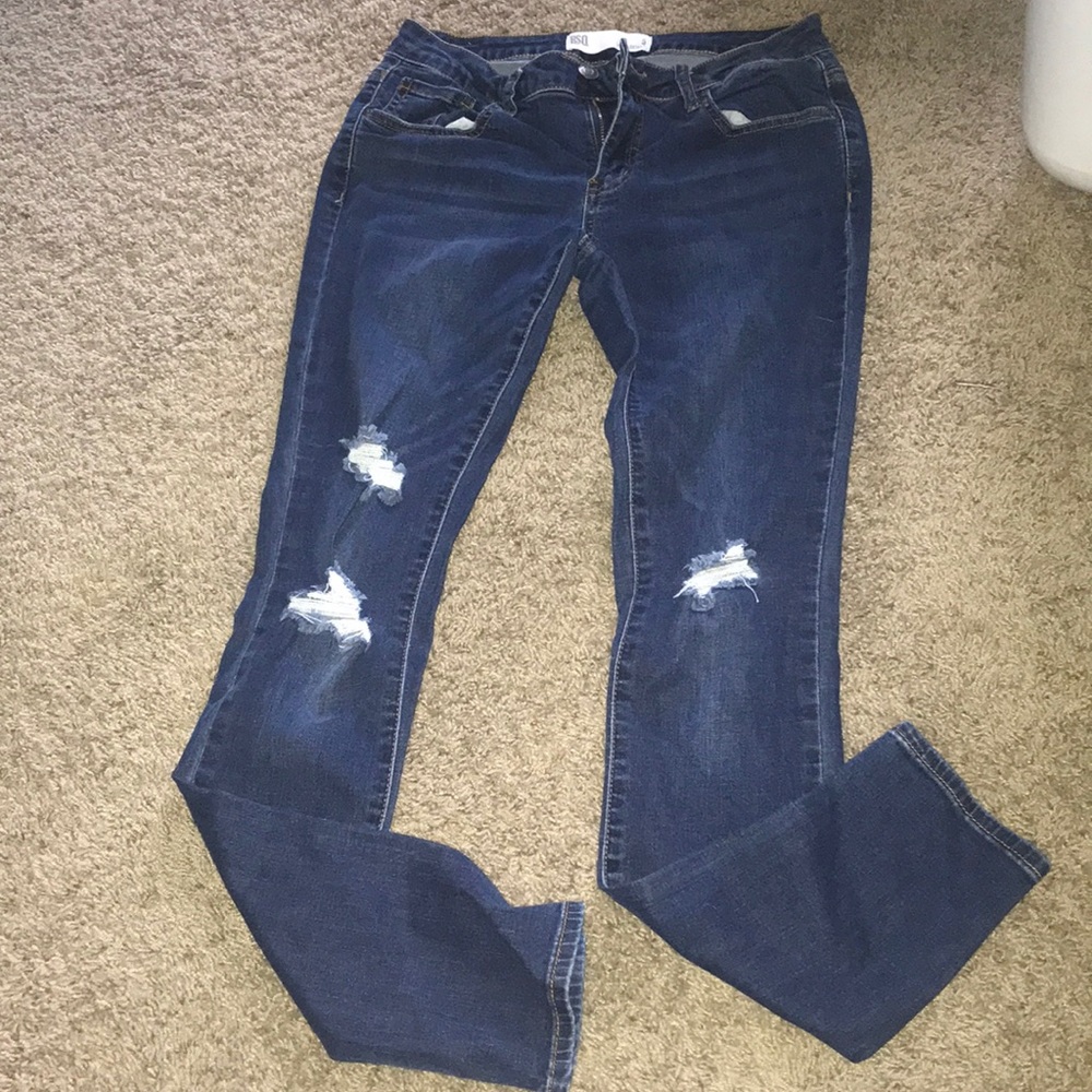 Women’s Pre- Ripped Skinny Jeans. From Hollister